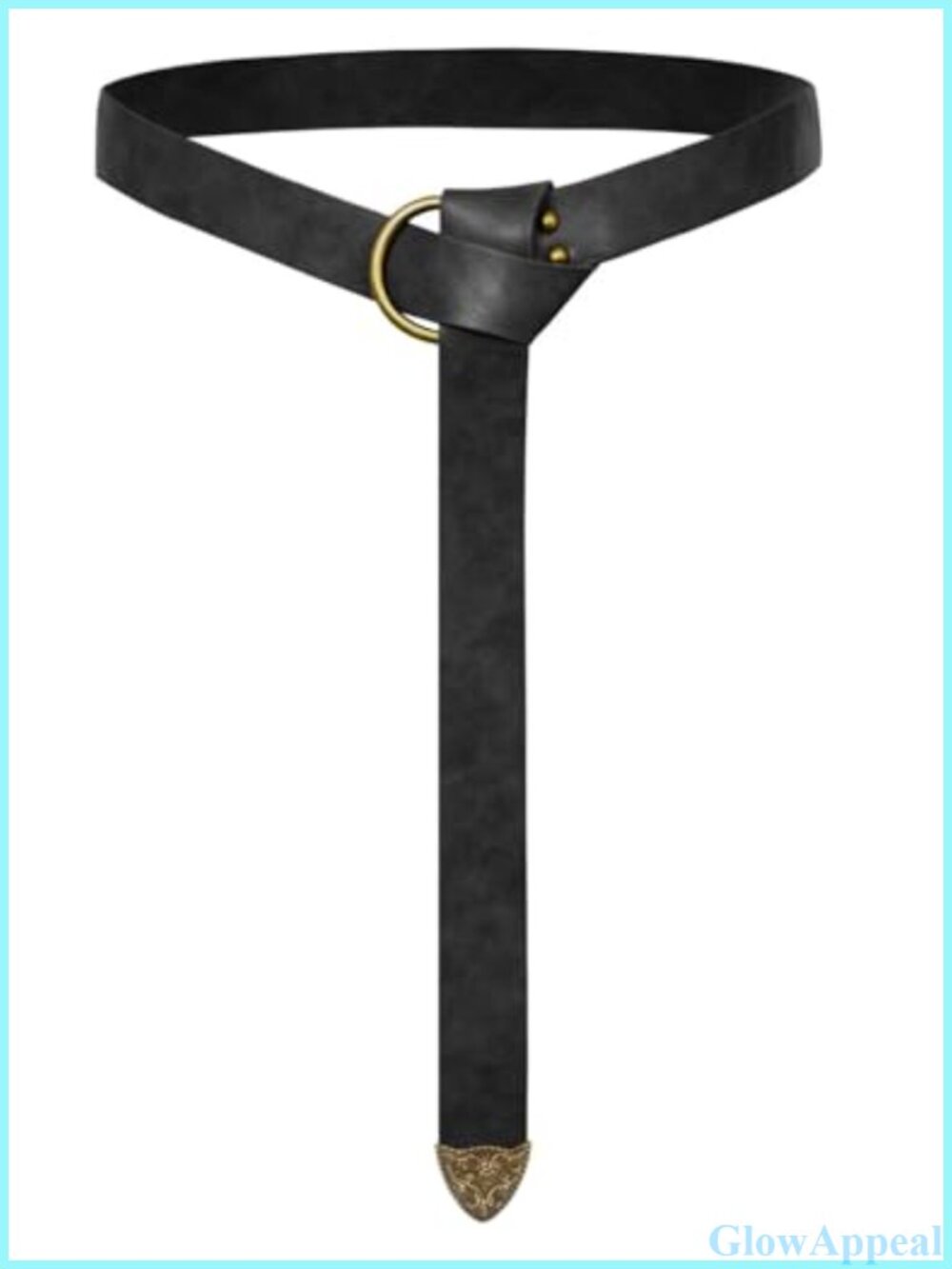 Faux Leather Renaissance Viking Pirate Belt Self-Tie Cosplay Costume Accessory
